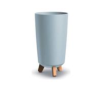 PROSPERPLAST SLIM COVER POT ON LEATHERS DGTL240 GRAY