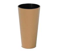 Prosperplast Tall and round planter, without tank, 25 x 25 x 47.5 cm, capacity of 9 litres.