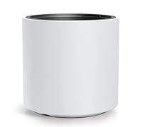 Prosperplast White Flower Pot with Tank HEOS Collection 29.7 x 29.7 x 29 cm