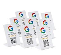 ProsperQR - Google Review Stand - QR Code Sign, Easy Setup, For All Businesses (10-Pack)