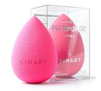 PROsponge | Makeup Sponge for Liquid Beauty Makeup. Premium Latex-Free foam. Foundation, Cream & Powder Blender. Saves Fondation & Streak Free Blending. (PINK)