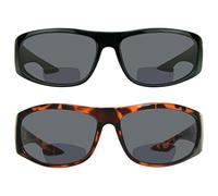 proSPORT Bifocal Sunglass Readers Men Women Sporty Wraparound Full Frame with Nearly Invisible Reading Line 27