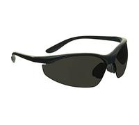 proSPORT Full Lens Reading Sunglass Reader Safety +2.00 Dark Smoke Lens Sport Wraparound Curve Not Bifocal