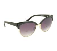 proSPORT Women BIFOCAL Sunglass Readers with CatEye Half Horn Rim Frame 2
