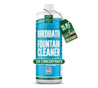 ProSpring Labs Birdbath & Fountain Cleaner - 16 oz Fountain Maintenance Outdoor Indoor - Bird Bath Cleaner