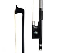 Prossional Violin Bow 1/8 Carbon Fiber Violin Bow White Horsehair Balance And Powerful Tone Parts