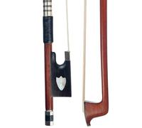 Prossional Violin Bow 4/4 Fiddle Bow Brazilwood Bow Round Stick Ebony Inlay Well Balance Beginner Bow