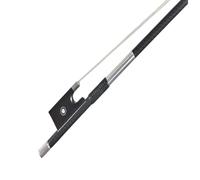 Prossional Violin Bow Carbon Fiber Weave Natural Horse Hair Ebony Violin Bow 4/4 3/4 1/2 1/4 (Color : 4/4)