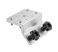 ProSSS 45° Aluminum Track Mount Base - CNC Marine Bracket for Boat Track System, Lund Sport Track Accessories, Versatrack, Ranger, Lowe - Fits Brocrft, Cannon, Scotty, RAM Mounts
