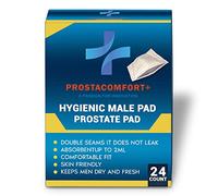 PROSTACOMFORT+ Hygienic Male Pad - 24 Pcs Incontinence Pads for Men Super Absorbent Urinary Drip Sleeves Prevents Leaks, Bad Odors & Stains - Oeko TEX Certified Discreet Light Prostate Pads for Men