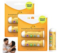 ProstaPower Bee Inhalation Stick,BeeBoom Nasal Inhaler for Prostate Wellness,Prostate Wellness Nasal Inhaler,Professional Prostate Spray Improves Blood Circulation (2 Pcs)