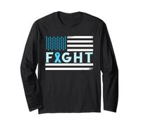 Prostate Cancer America Fight Prostate Cancer Awareness Long Sleeve T-Shirt