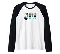 Prostate Cancer Awareness Boxing Stronger Than Cancer Raglan Baseball Tee