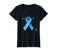 Prostate Cancer Awareness: Fighting for The Men We Love T-Shirt, Women, Black, XL