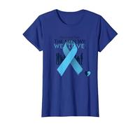 Prostate Cancer Awareness: Fighting for The Men We Love T-Shirt, Women, Royal Blue, L
