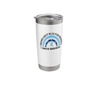 Prostate Cancer Awareness Light Blue Stainless Steel Insulated Tumbler