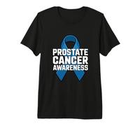 Prostate Cancer Awareness Ribbon Support Premium T-Shirt