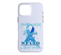 Prostate Cancer Awareness Ribbon 'The Fight is Real' Case for iPhone 16 Pro Max