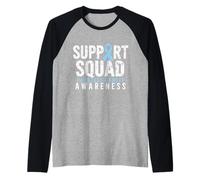 Prostate Cancer Awareness Support Squad Prostate Cancer Raglan Baseball Tee