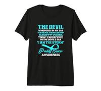 Prostate Cancer Fighter Warrior Survivor Awareness Premium T-Shirt