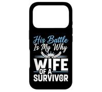 Prostate Cancer His Battle Is My Why Wife Of A Survivor Case for iPhone 17 Pro