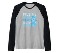 Prostate Cancer Ribbon Prostate Awareness Prostate Cancer Raglan Baseball Tee