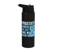 Prostate Cancer Ribbon Prostate Awareness Prostate Cancer Stainless Steel Insulated Water Bottle