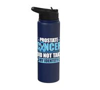 Prostate Cancer Ribbon Prostate Awareness Prostate Cancer Stainless Steel Insulated Water Bottle
