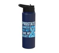Prostate Cancer Ribbon Prostate Awareness Prostate Cancer Stainless Steel Insulated Water Bottle