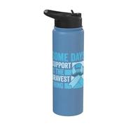 Prostate Cancer Ribbon Prostate Awareness Prostate Cancer Stainless Steel Insulated Water Bottle