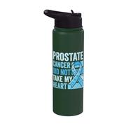 Prostate Cancer Ribbon Prostate Awareness Prostate Cancer Stainless Steel Insulated Water Bottle