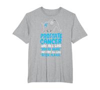 Prostate Cancer Survivor Quote | Funny Bitch Please Elephant T-Shirt, Men's Big and Tall, Heather Grey, 4X Tall