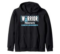 Prostate Cancer Warrior Shirt - Prostate Cancer Awareness Zip Hoodie