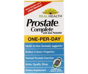 Prostate Complete 30 Softgels by Real Health Pack of 3