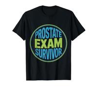 Prostate Exam Survivor Health Wellness - Value Graphic T-Shirt, Men, Black, L