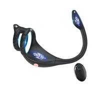 Prostate Massager Anal Toys, Anal Vibrator with 9 Expansion 9 Thrust 9 Vibration，Wireless Remote Control Butt Plug Vibrator Cock Ring Adult Sex Toy for Women Couples (D)