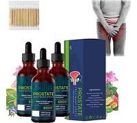 Prostate Treatment Drops, 2024 Prostate Pain Relief Drops, Prostate Health Support,Prostate Pain Relief Drops, Prostate Natural Herbal Drops for Men (3 Pcs)