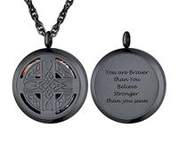PROSTEEL Black Celtic Necklace Custom Necklaces for Men Photo Necklace Customized Picture Chain