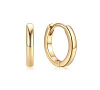 PROSTEEL Huggie Hoop Earrings for Women, Hypoallergenic 925 Sterling Silver Post Lightweight Small Sleeper Cartilage Earrings Tiny Hoops 8/10/12/14/15/16/18/20mm (With Gift Box)