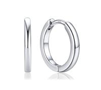 PROSTEEL Huggie Hoop Earrings for Women, Hypoallergenic 925 Sterling Silver Post Lightweight Small Sleeper Cartilage Earrings Tiny Hoops 8/10/12/14/15/16/18/20mm (With Gift Box)