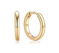 PROSTEEL Huggie Hoop Earrings for Women, Hypoallergenic 925 Sterling Silver Post Lightweight Small Sleeper Cartilage Earrings Tiny Hoops 8/10/12/14/15/16/18/20mm (With Gift Box)