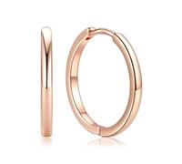 PROSTEEL Huggie Hoop Earrings for Women, Hypoallergenic 925 Sterling Silver Post Lightweight Small Sleeper Cartilage Earrings Tiny Hoops 8/10/12/14/15/16/18/20mm (With Gift Box)
