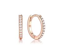 PROSTEEL Huggie Hoop Earrings for Women, Hypoallergenic 925 Sterling Silver Post Lightweight Small Sleeper Cartilage Earrings Tiny Hoops 8/10/12/14/15/16/18/20mm (With Gift Box)