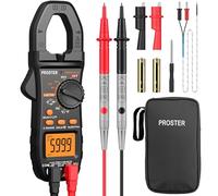 Proster Clamp Meter 6000 Counts True RMS AC/DC Current Voltage NCV