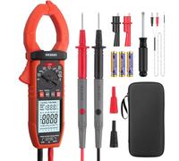 Proster Clamp Meter TRMS 6000 Counts - Auto-Ranging Amp Clamp 1000A DC/AC Current 1000A DC/AC Voltage Inrush Current Test NCV Capacitance Frequency Diode VFC & LoZ, CAT IV 600V CAT III 1000V Safety