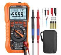 Proster Digital Multimeter True RMS - 9999 Counts Auto Ranging Multimeter Tester, AC DC Voltage Current Meter with NCV, Continuity, Backlight, Temperature, Capacitance, Test Meter Electrical