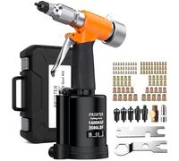 Proster Pneumatic Rivet Nut Gun Kit Heavy Duty Air Powered Rivnut M4-M10