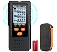Proster Portable Geiger Counter - 3-in-1 Nuclear Radiation Detector for Beta/Gamma/X-Ray with Dual Alarm, 2.4" HD Display & Storage Bag for Laboratory