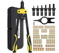 Proster Rivet Nut Gun 14 inch with 150Pcs Rivet Nuts 6 Mandrels