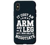 Prosthetic User Arm Amputated Leg Amputee Case for iPhone X/XS